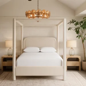 Salina Velvet Upholstered Bed